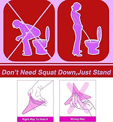 godehone Female Urination Device - Women Portable Lightweight Silicone Travel Urinal,4 PCS