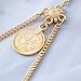 Simsly Thigh Body Belly Chain with Turquoise Waist Jewelry for Women and Girls BD-07 (Gold)
