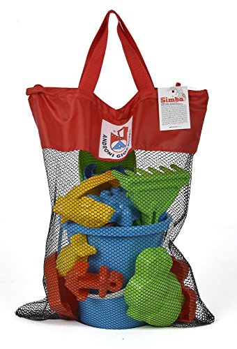 Simba 107114090 - Sandspielset, Eimergarnitur, Sandkasten, 22 Teile, 50x26,5cm, Es wird nur ein Artikel geliefert – Bild 3