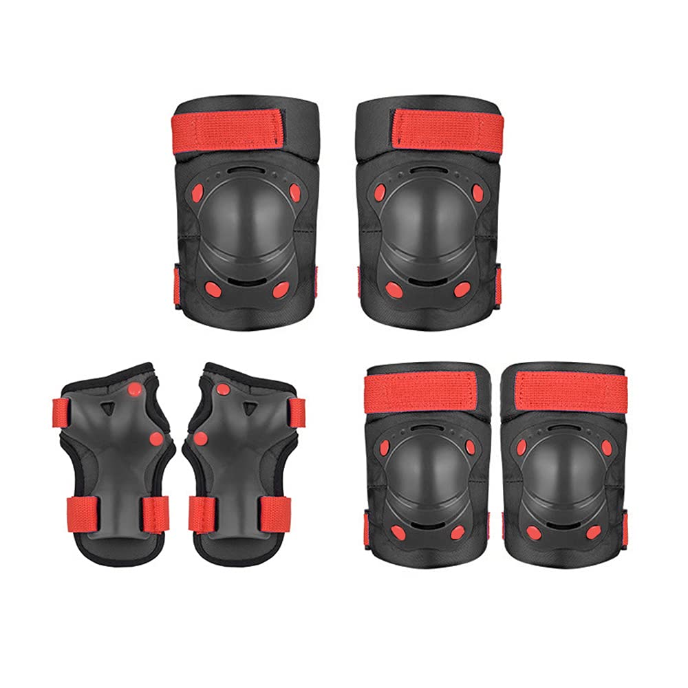 Knee Pads Set 6 in 1 Protector Kit Knee Pads Elbow Pads Wrist Guards