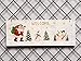 Juvale Christmas Welcome Sign - Rustic Metal Door Wall Hanging Decoration, Santa Claus, Tree and Snowman Design, Indoor Outdoor Horizontal Sign for Home, Classroom, Office, 16 x 5.8 Inches