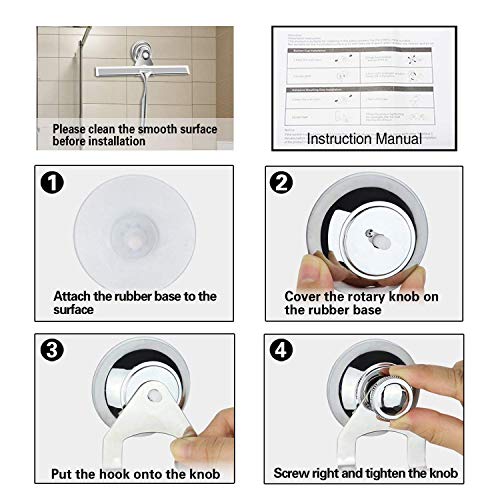 5 Ponsey+Squeegee+Stainless+Bathroom+Cleaning