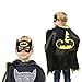 Justice League Superhero Cape and Mask Costumes Set - Matching 295 Reward Stickers