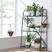 FaithLand 3-Tier Indoor/Outdoor Metal Plant Stand, Flower Pots Holder, Plant Display Rack, Stand Shelf, Shoe Organizer, Utility Storage Organizer Rack, Tallthumb 4