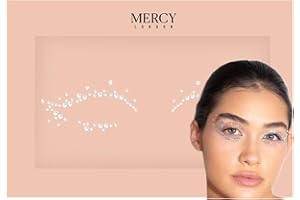 Cat Eye Crystal Eye Jewels by Mercy London Beauty Costume Accessories Face Gems Jewels All in One Stick On Sticker