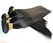 Worldflying@ 8-28 inches 100% Virgin Brazilian Natural Straight Human Hair Weave Extension Unprocessed 1 pack Bundle Black