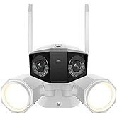 REOLINK 4K 8MP Floodlight Security Camera Outdoor, Dual-Lens Camera w/ 180° FOV, Dual-Band Wi-Fi 6, Color Night Vision with 1800lm Floodlight, Smart AI Detection, IP67 Waterproof, AC (100~240V)