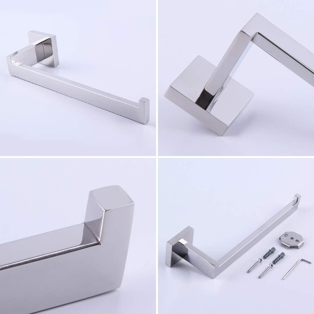 Bath Towel Ring Hand Towel Holder Bathroom Hand Towel Racks Wall Mount Heavy Duty SUS 304 Stainless Steel, Polished Finish - - 