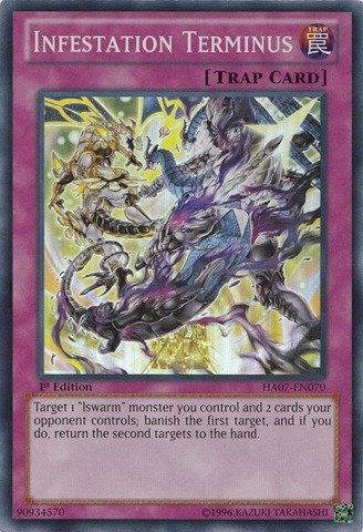 Yu-Gi-Oh! - Infestation Terminus (HA07-EN070) - Hidden Arsenal 7: Knight of Stars - 1st Edition - Super Rare