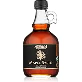 Mansfield Maple Certified Organic Pure Vermont Maple Syrup Grade A Dark Robust, 500ml Glass Bottle