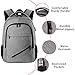 Laptop Backpack,Business Travel Laptop Backpack with USB Charging Port,Water Resistant High School Student Computer Bookbag Fits 15.6 Inch Laptop-Grey