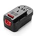 Powerextra 3.7Ah 18V Replacement Battery Compatible with Black&Decker A1718 A18NH HPB18 HPB18-OPE,2 Pack
