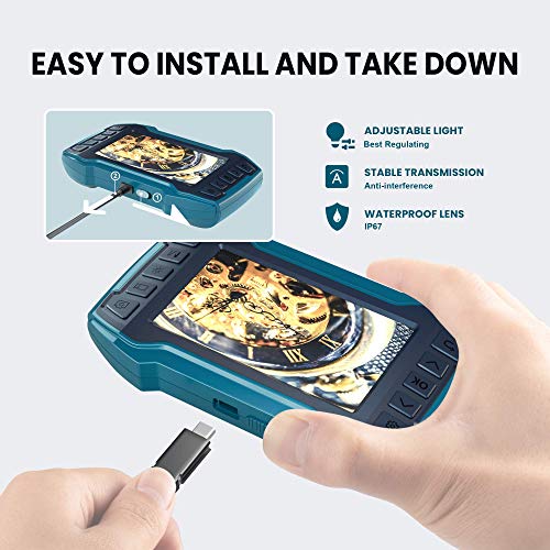 Borescope Inspection Camera, LONOVE Industrial Endoscope Camera 1080P 4