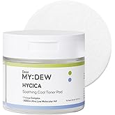 DearMYDEW HYCICA Soothing Toner Pad | Cooling Calming Hydration for Sensitive Skin with XYLITOL, Centella, Ultra-Low Molecular Hyaluronic Acid, Vegan Fragrance-Free Korean Skincare, 70 Pads