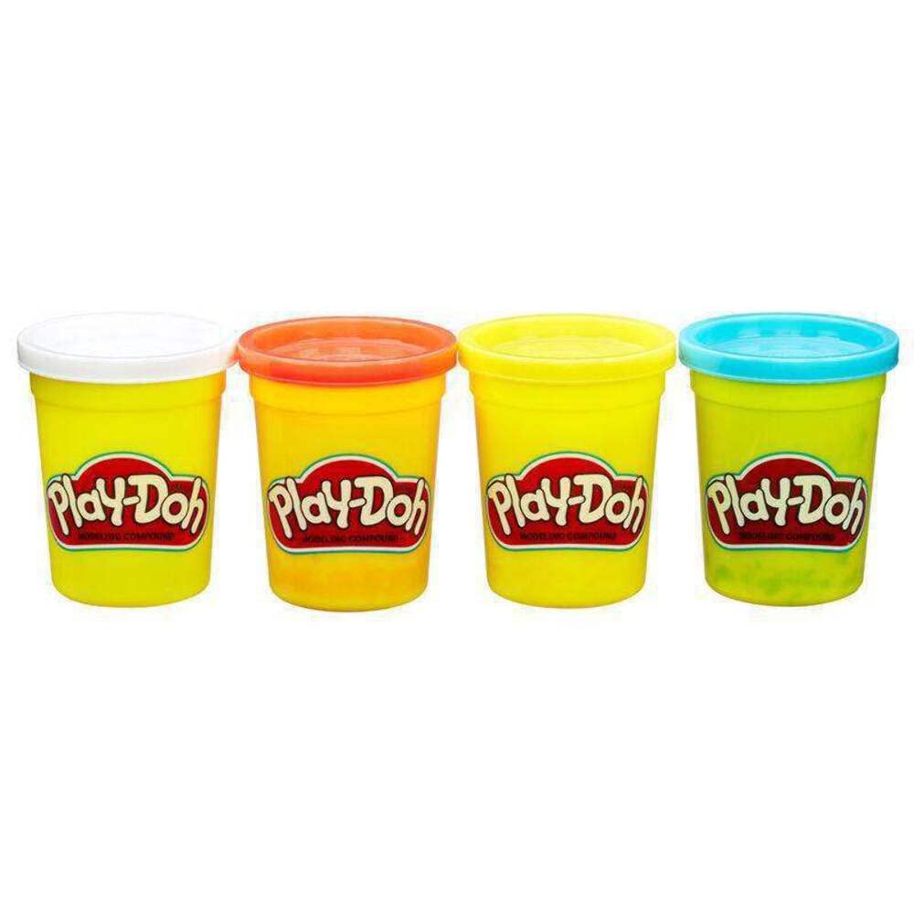 Play-Doh 4 Pack of 4 oz Cans, Classic Colours