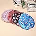Large Waterproof Shower Cap, 4 Pack Reusable Double Layer Bath Cap for all Hair Lengths Women Kids Girls and Men, Upgraded Version (muticolor 1)