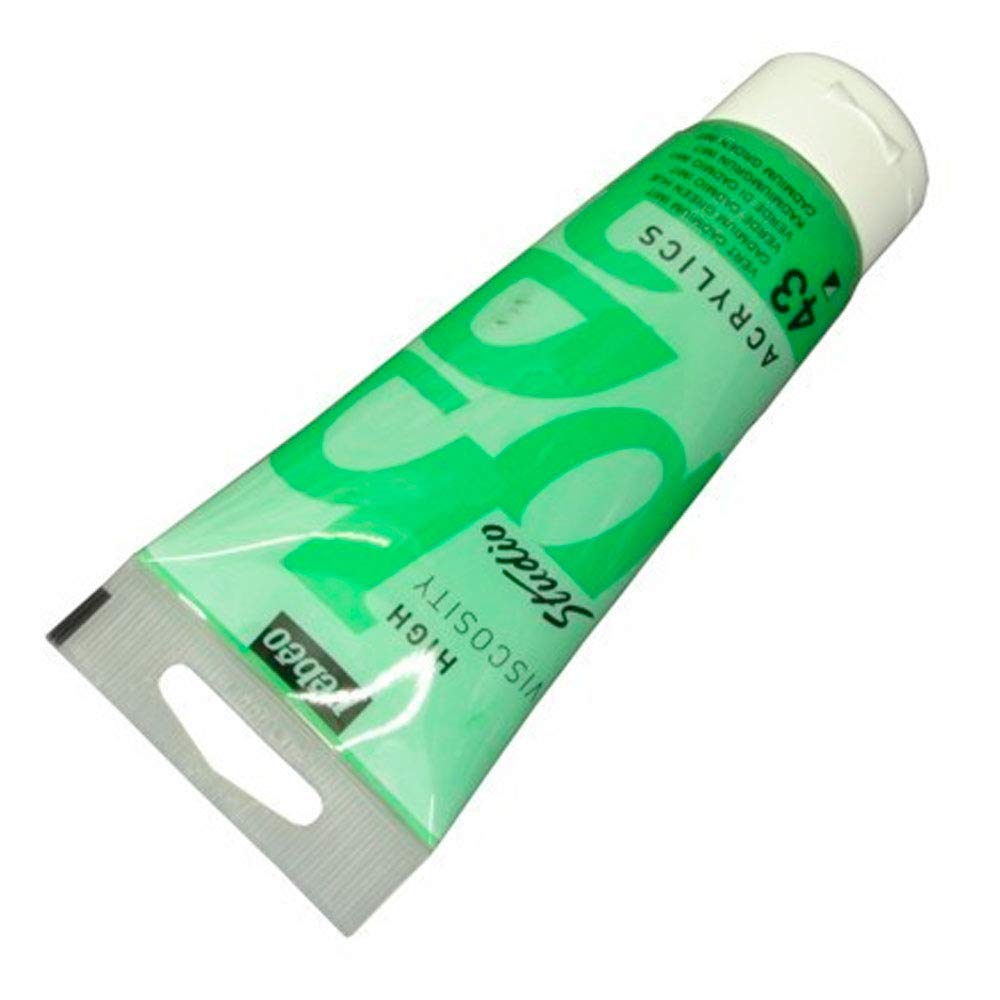 PEBEO 831-043 Pebeo 100 ml Studio Acrylic Paint, Cadmium Green Hue — image 1