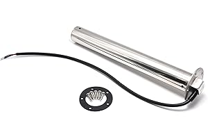AMPEVEATTK Sewage Level Gauge Sensor Waste Sender Unit for Boat Car RV Holding Tank Gauge HTG Waste Level Sending Unit 0-190o