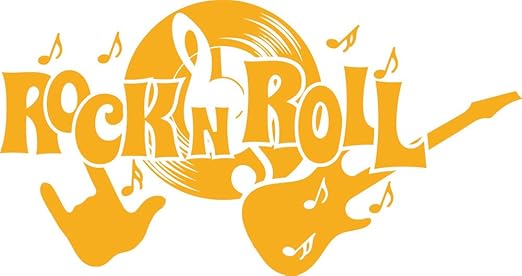 Grazdesign Wandaufkleber Wohnzimmer Flur Rock N Roll Deko Aufkleber Rocker Zeichen Fingern Handzeichen Wandtattoo Gitarre Schallplatte 108x57cm 020 Goldgelb Amazon De Kuche Haushalt
