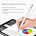 Stylus Pens for Touch Screens, Adrawpen New-Upgrade 5 Mins auto-Off Rechargeable High-Sensitivity Active Smart Pencil Digital Pen with Superfine Tip, Compatible for iPad iPhone Samsung Tablets(White)