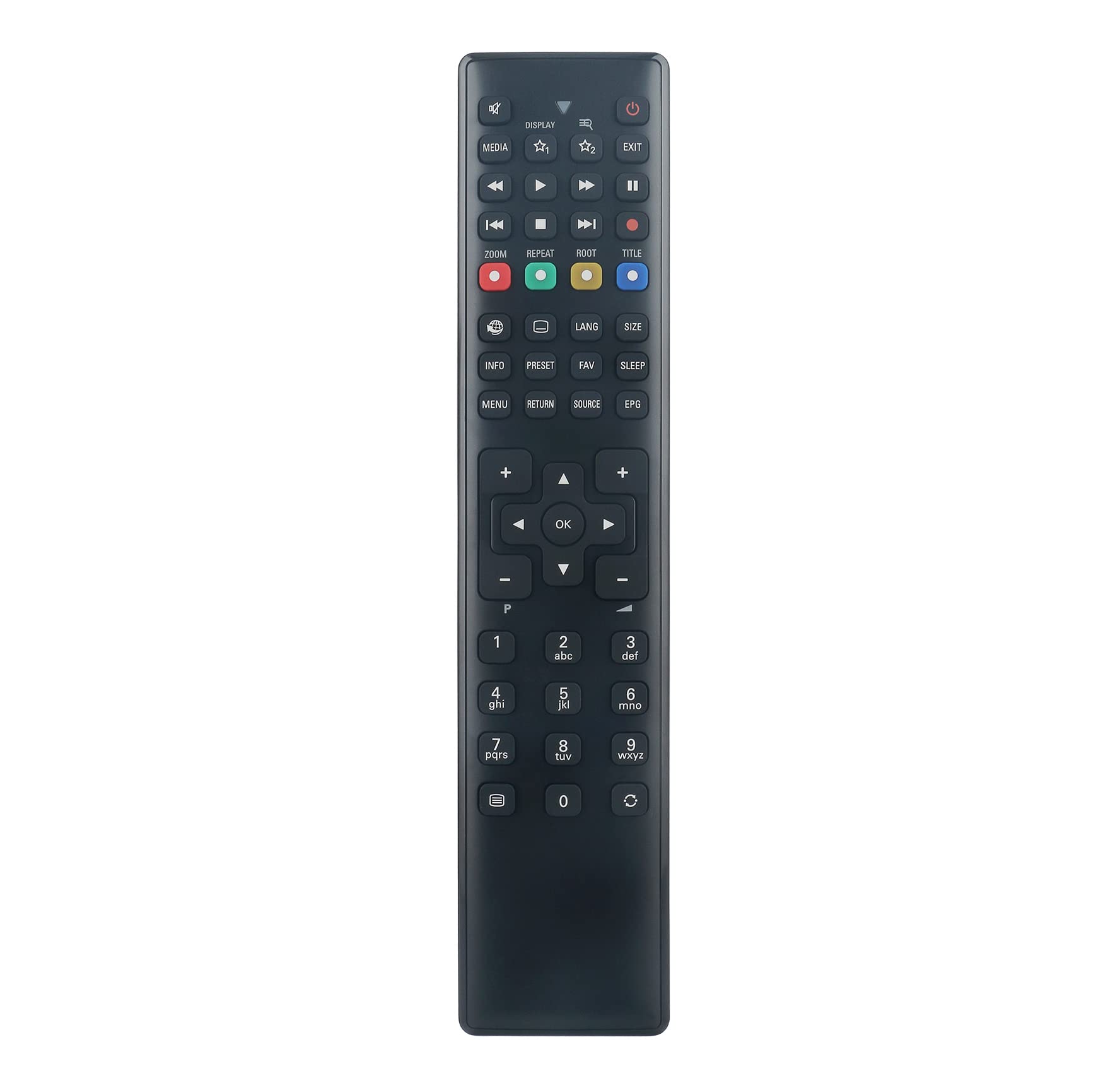 AULCMEET RC1208 Replacement Remote Control Compatible with Medion 4K OLED Smart TV MD31018