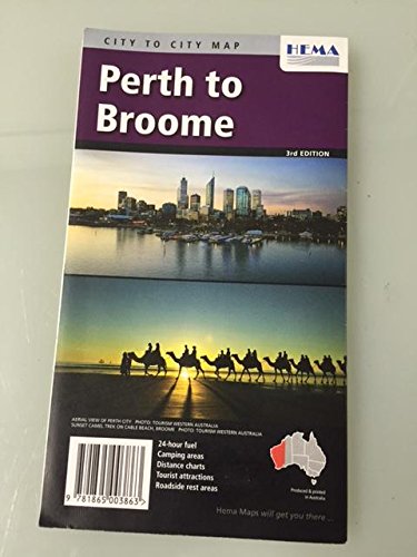 Perth to Broome City to City Map