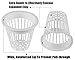 NP2AW: 2 Inch White Slotted Mesh Net Pot for Hydroponics/Aquaponics/Orchids - 50 Pack