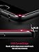 3-Pack Motorola Moto z2 Force Tempered Glass Screen Protector, MEBUYZ Full Coverage Anti-Fingerprint Bubble-Free Shatterproof Screen Protector Film, Lifetime Replacement Warranty, Black