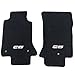Floor Mats Compatible with 2005-2013 Chevy Corvette, C6 Logo Factory Fitment Nylon Black 2PC Car Floor Carpets Carpet Liner by IKON MOTORSPORTS, 2006 2007 2008 2009 2010 2011 2012