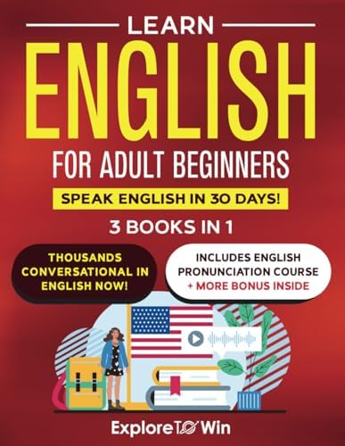 Learn English: Grammar Workbook + Textbook for Adult Beginners
