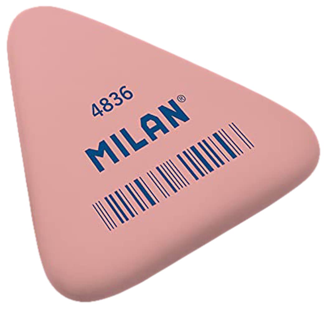 MILAN Set of 36 flexible triangular rubber bands pink 4836