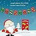 Christmas Balloon Sets with Gift Package: Merry Christmas Letter Aluminum Foil Balloons Xmas -16Inch +12-inch Latex Balloons(20pcs)+ Fishtail Flag+Santa Claus +Snowman+Accessories