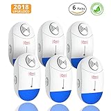 [2018 UPGRADED] Ultrasonic Pest Repeller - Mouse Repellent Plug in Pest Control, Pest Repellent for Mice, Rat, Bug, Spider, Roach, Mosquito, Fly - no More Mouse Traps and Insect Spray
