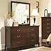Coaster Home Furnishings Tatiana Square Mirror, Warm Brown