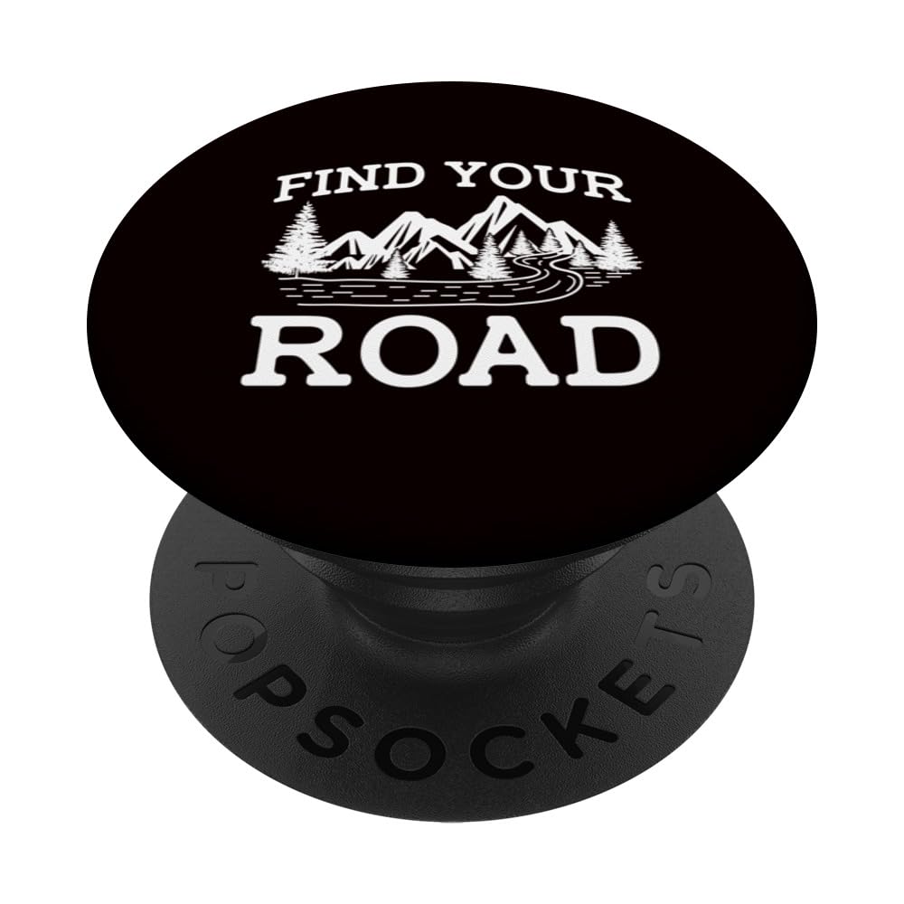 Travel Saying - Find Your Road PopSockets Swappable PopGrip