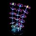 Uniclife Strip Coral Plant Ornament Glowing Effect Silicone Artificial Decoration for Fish Tank, Aquarium Landscape - Pink