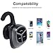 Gaoye T9 Wireless Bluetooth V4.1 Headphones/Earbuds/Earphones/Earpieces HD Stereo with Microphone Noise Cancelling for iOS, Android Cell Phone and Bluetooth Devices - Black