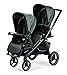 Peg Perego Pop-Up Seat for Triplette Stroller - Compatible with The Triplette, Duette, and Team Strollers - Made in Italy - Onyx