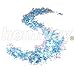 Hemway Mixed Ultra Sparkle Glitter Multi-Purpose Arts & Crafts, Makeup, Tumblers, Resin, Face, Hair, Festival 100g / 3.5oz - Mixed Chunky - Mermaid Blue and Rose Gold Mix
