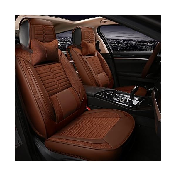 YZL-PU-Leather-Car-Seat-Cover-Cushions-Front-Rear-Full-Set-Suitable-for-year-round-use