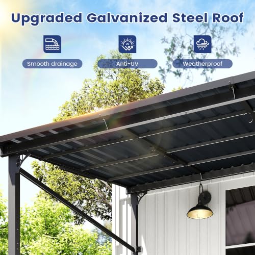Murago 12'x20' Lean-to Gazebo Review: Wall-Mounted Hardtop Patio Shelter image 9