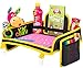 OKIKI Kids Travel Tray for Car Seat Including Carry Bag & 6 Stickers Bundle (Black)