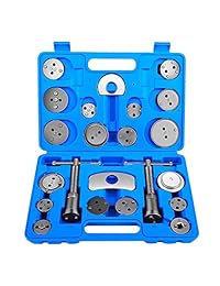 Kit universal Orion Motor Tech de herramientas de reparación y retroceso, compresor del pistón, pinza de freno de disco, 21 piezas para automóviles