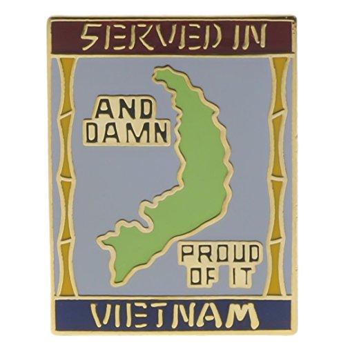 Sujak Military Items Served In Vietnam and Proud of It Hat or Lapel Pin HON14742