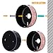 BENTOBEN Wall Mount Case for Amazon Echo Dot Alexa (Fit Echo Dot 2nd Generation) Glitter Sparkle Premium Vegan Leather Cover Sleeve Wall Mount Stand Guard Holder for Echo Dot 2nd Gen,Rose Gold