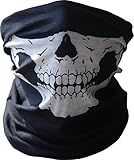Diageng Black Seamless Skull Face Tube Mask BUFF