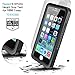 Temdan 33ft/10m Deep Floatable Waterproof Case for iPhone 6/6s(4.7inch) with Float Strap-Black/Clear