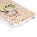 YOKIRIN iPhone 6 Case,iPhone 6S Case,Shiny Powder Sparkle Series Drop Protection Soft TPU Frame + Hard PC Plastic Hybrid Slim Fit Cover with 360 Degree Rotating Magnetic Ring Holder & Stylus Pen,Gold