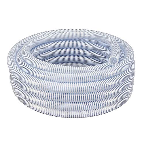 Shurtek 3/4" x 25 ft Clear Suction Hose