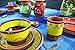Cactus Canyon Ceramics Spanish Terracotta 5-Piece Small Tapa Plate Set, Multicolor